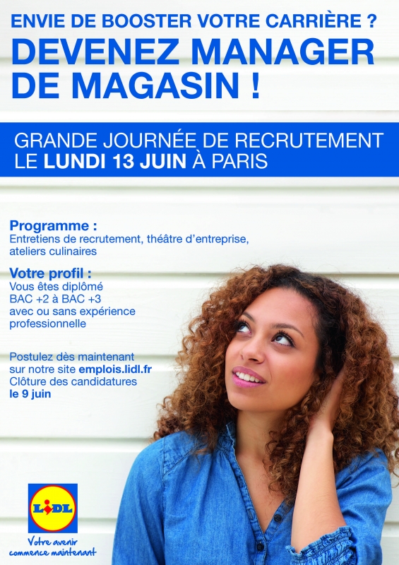 Campagne De Recrutement Manager Chez Lidl L Association Des Diplomes De Paris School Of Business Ex Esg Ms